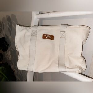 ✨BRIDES✨ The Mrs. Canvas Tote